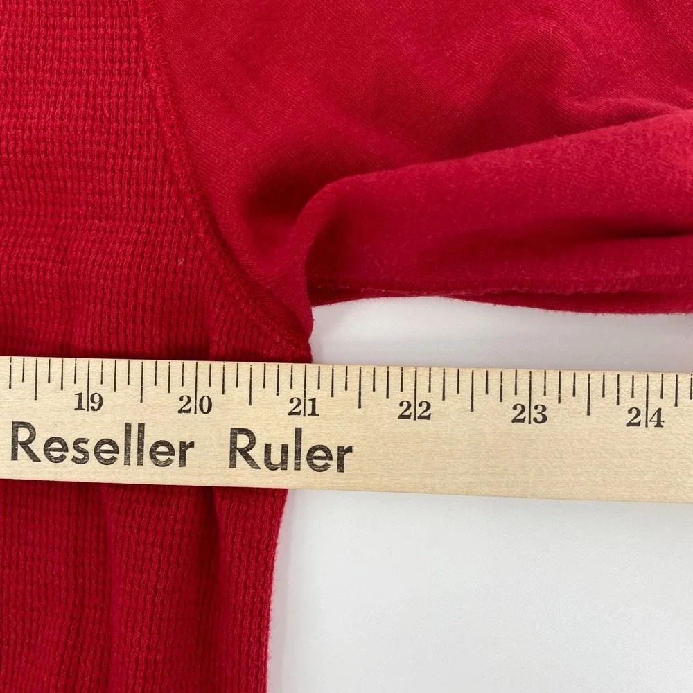 Polo Ralph Lauren Thermal Shirt Mens Extra Large Red Waffle Knit Outdoors Casual